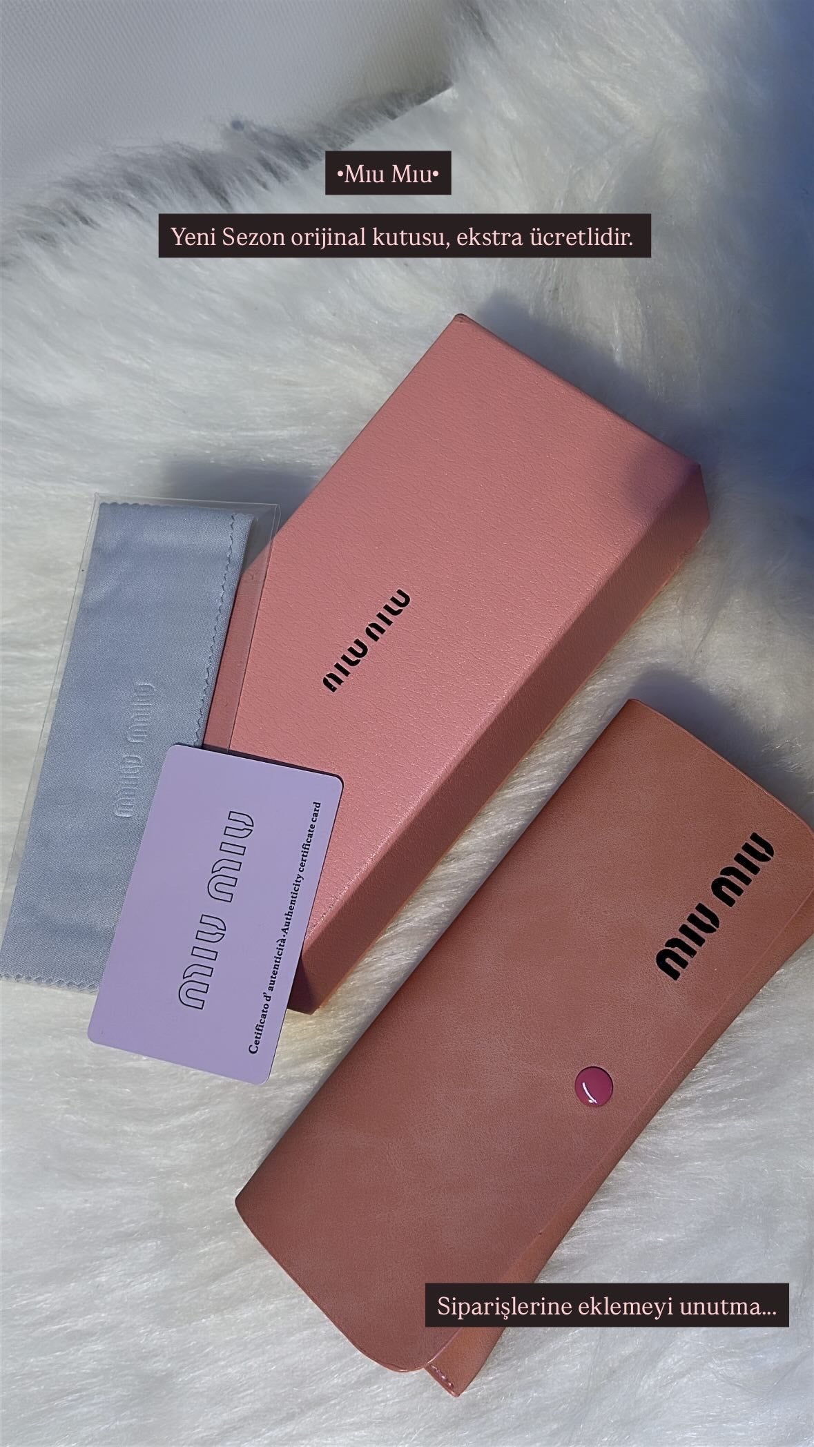 Mıu Mıu Orijinal Kutu