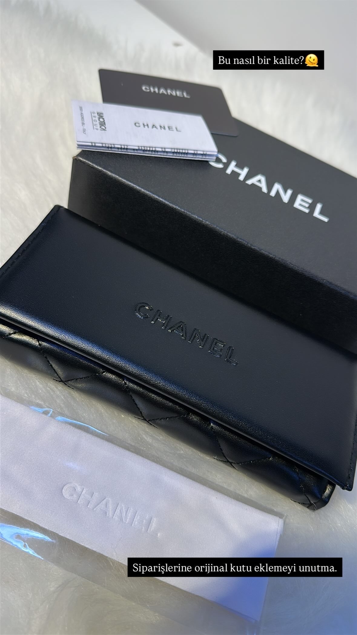 Chanel Orijinal Kutu